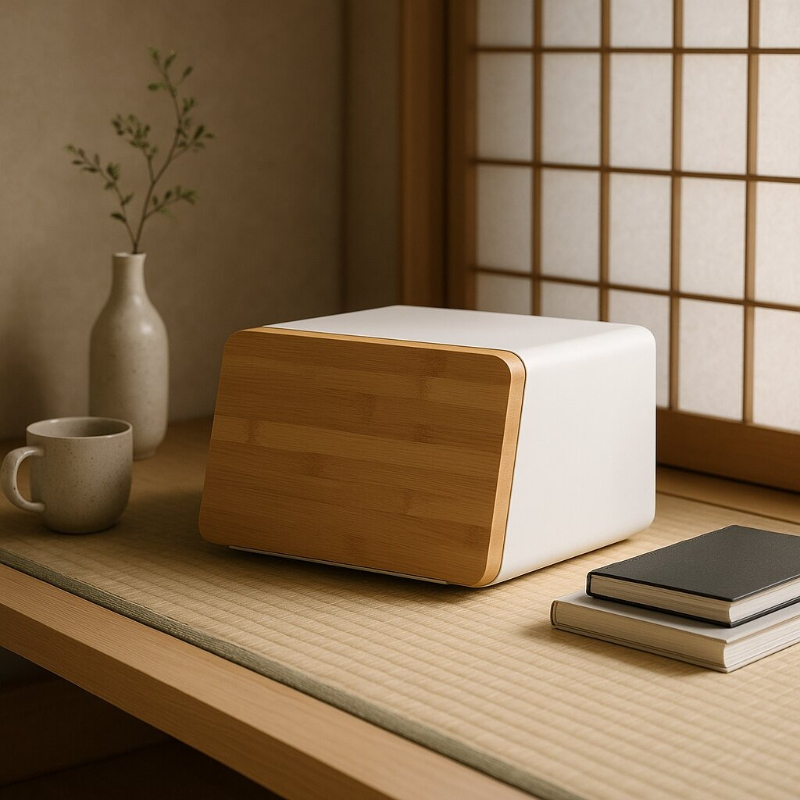 Food Storage Organization - Bamboo Bread Box for Kitchen Storage,Airtight