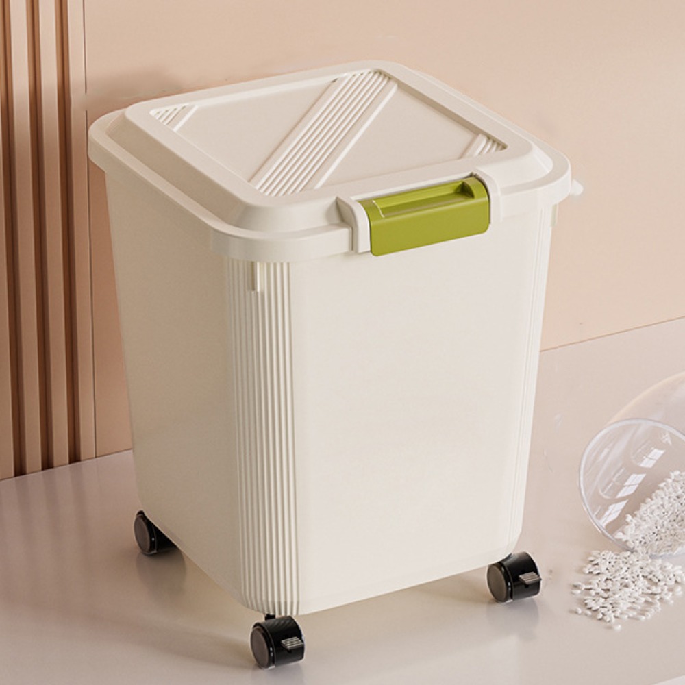 Food Storage On Wheels - Insect Proof Rice Storage Box with