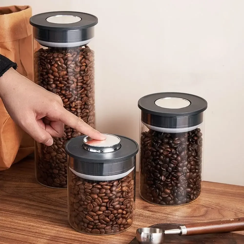 Food Storage Vacuum Containers - Glass Vacuum Sealed Tank Transparent Press