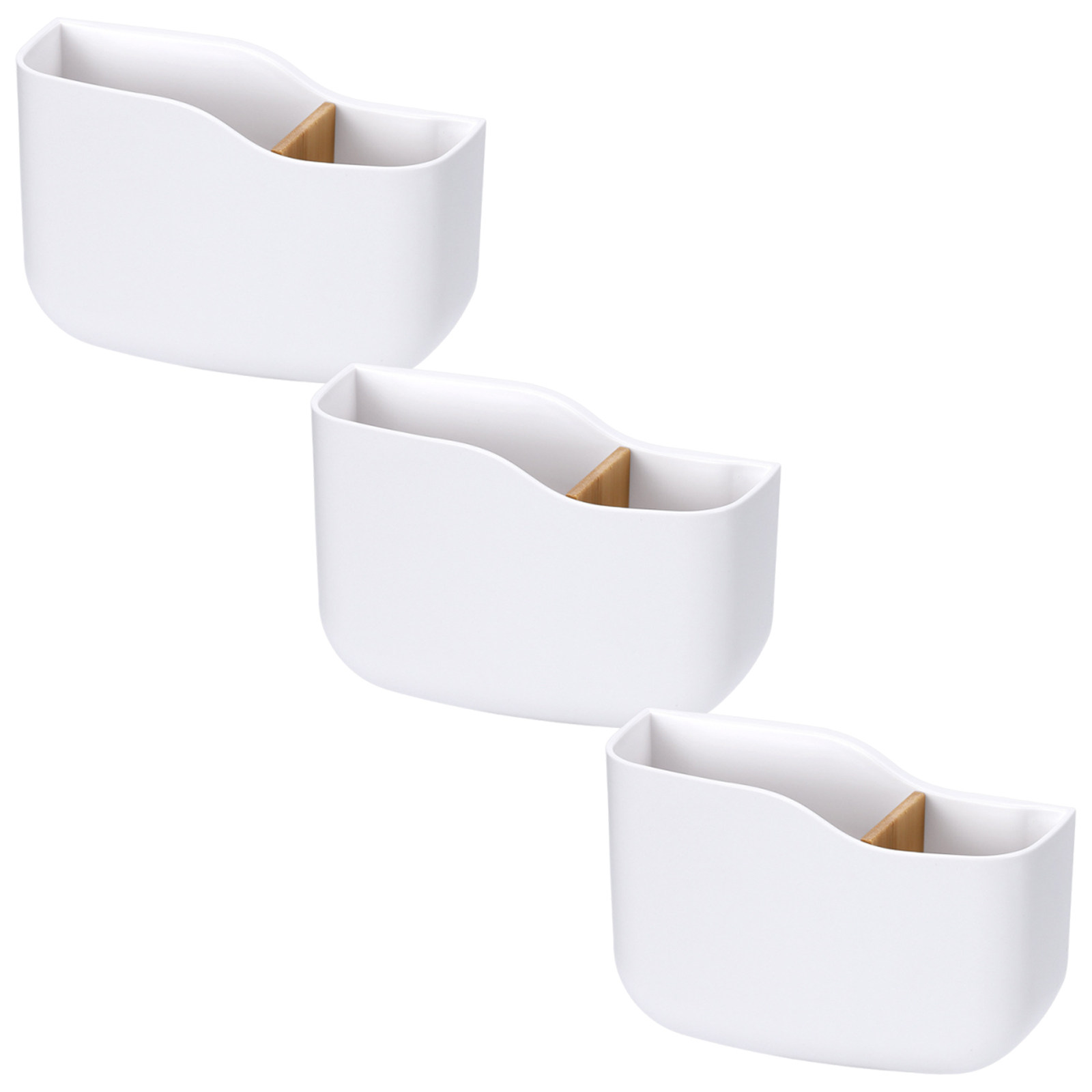 3Pcs Remote Control Holder Wal - Food Storage Plastic Boxes 评论和价格