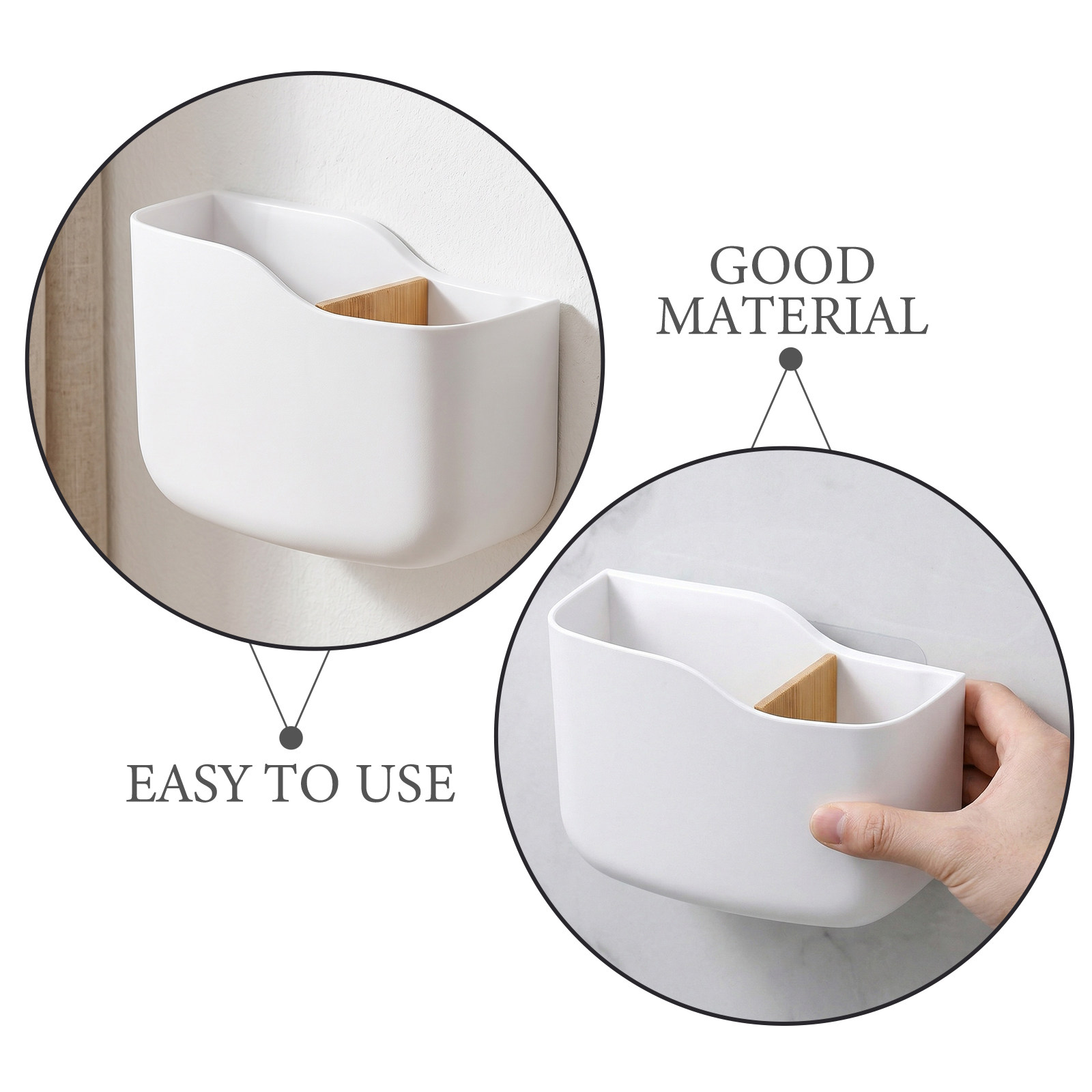 3Pcs Remote Control Holder Wal - Food Storage Plastic Boxes 评论和价格