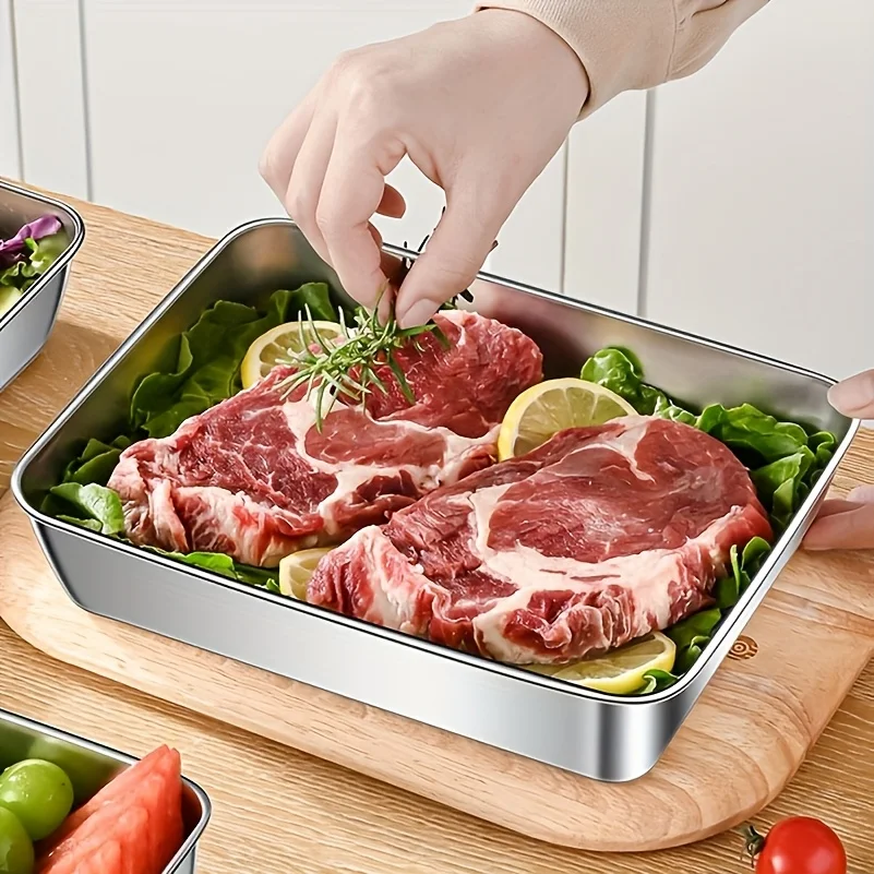 5pcs Stainless Steel Food Stor - Food Storage In Stainless Steel 评论和价格