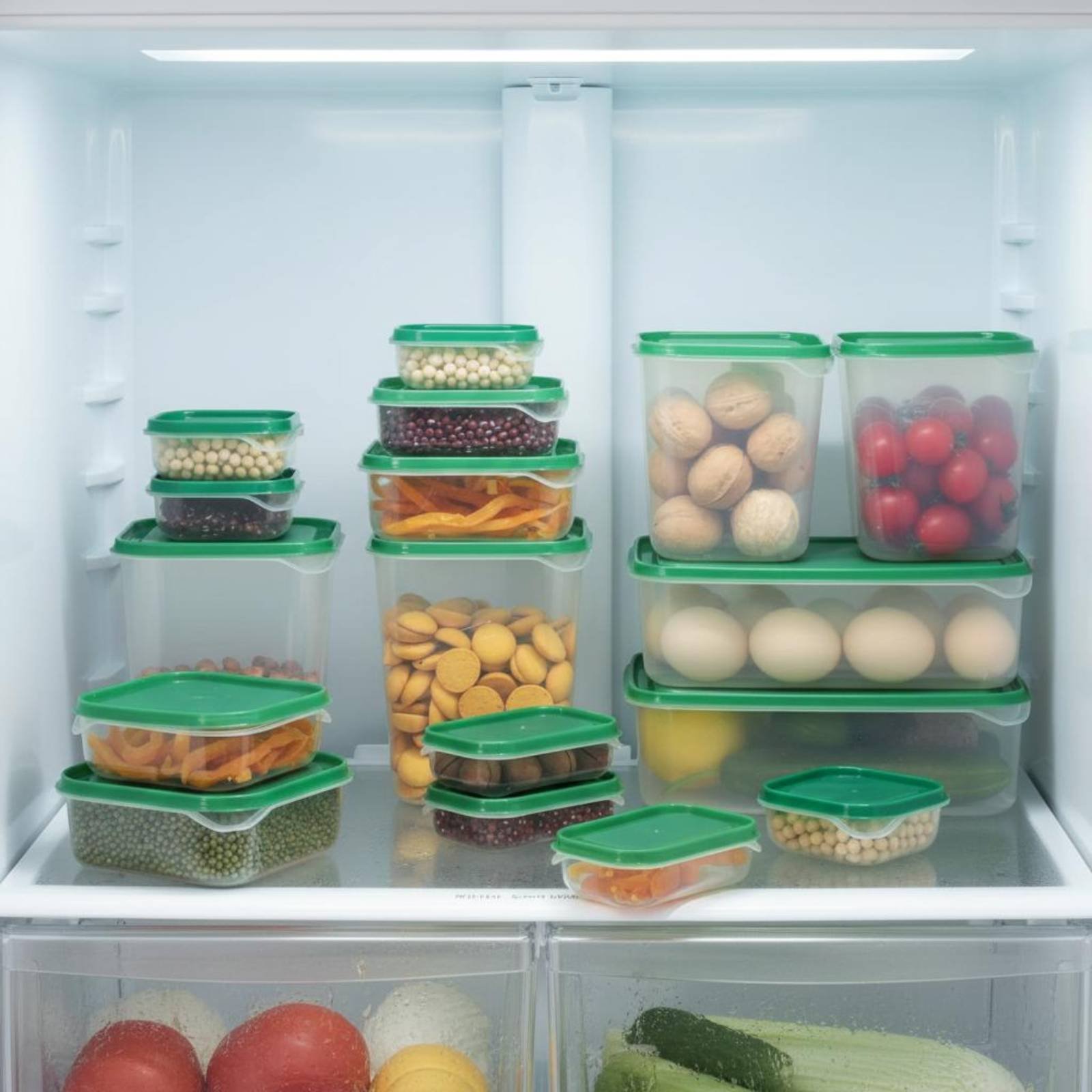 17 Pieces Fridge Storage Box S - Food Storage Plastic Boxes 评论和价格