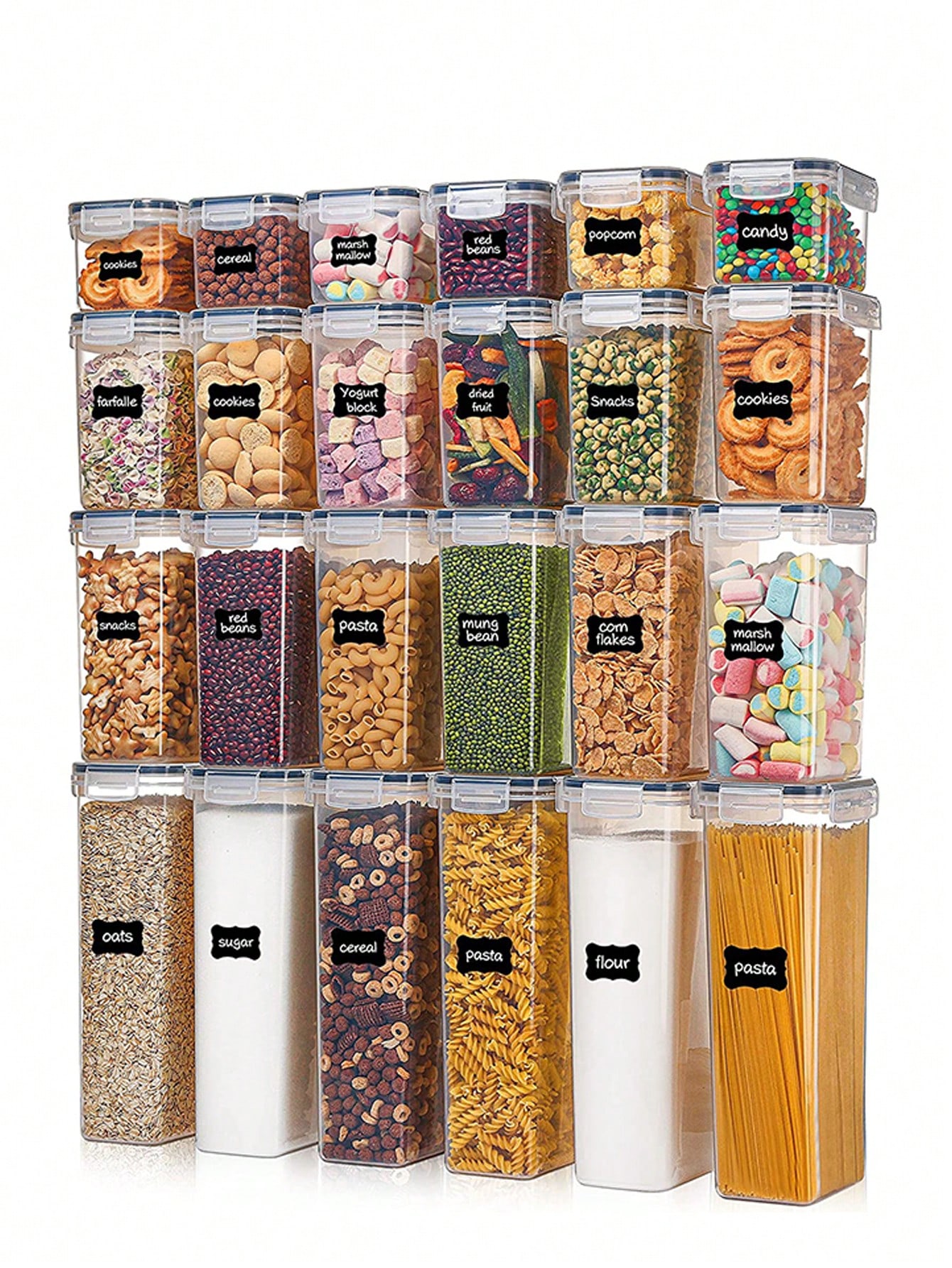 48pcs Airtight Food Storage Co - Food Storage Organization 评论和价格