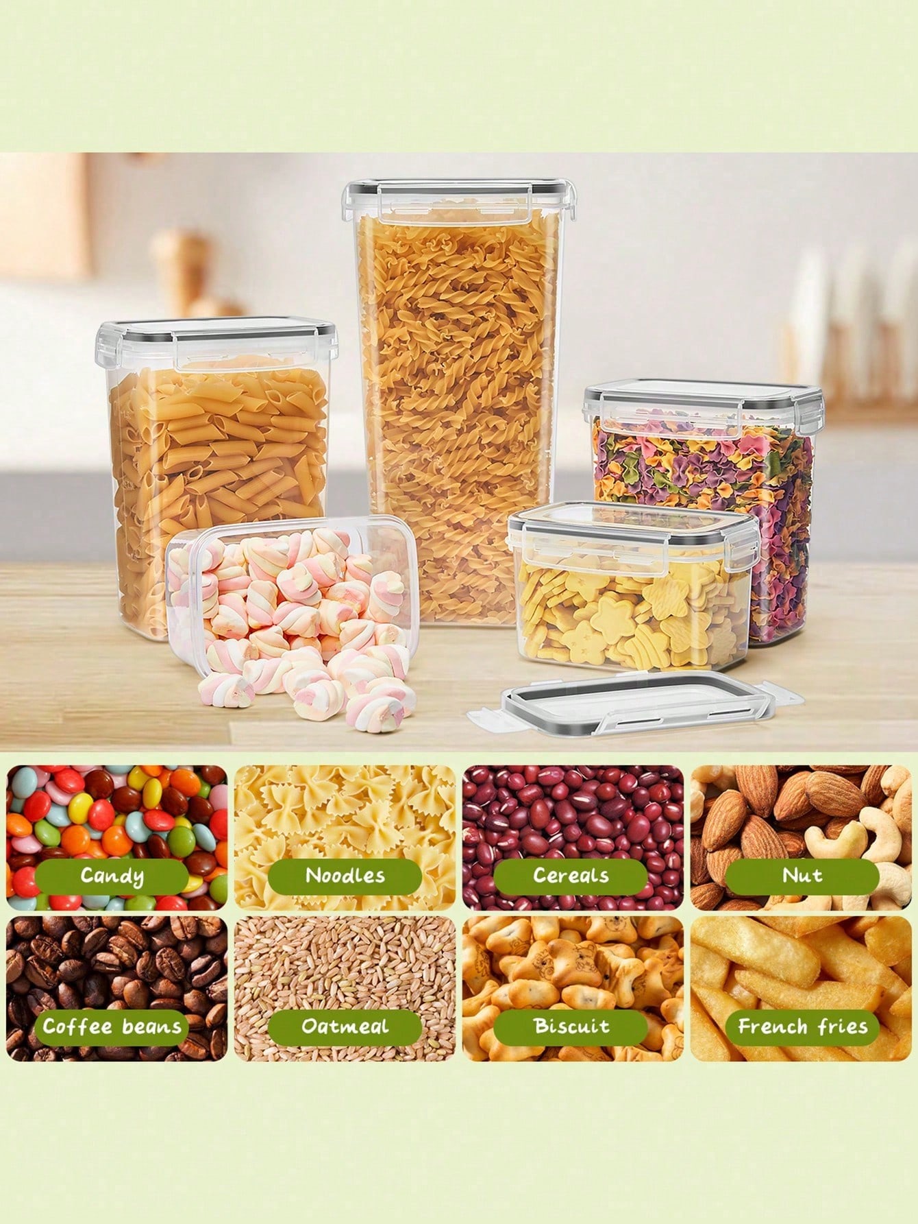 48pcs Airtight Food Storage Co - Food Storage Organization 评论和价格