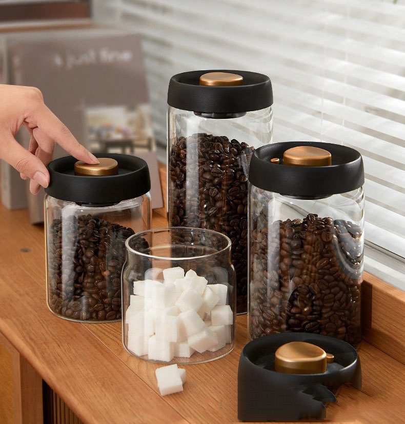 New Bean Coffee Storage Contai - Food Storage Vacuum Containers 评论和价格