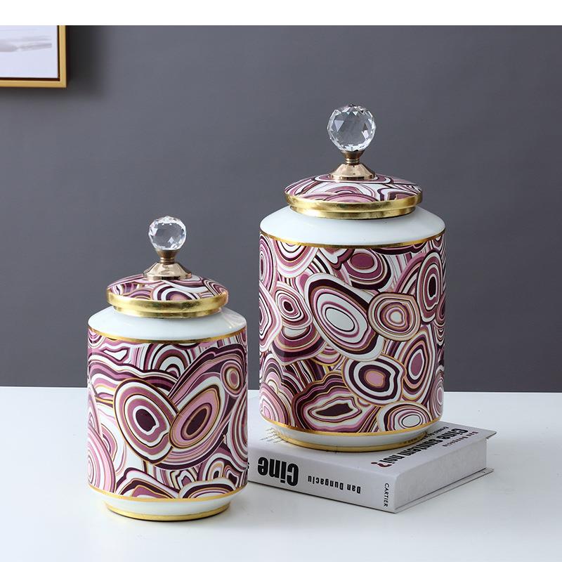 Purple Circle Painted Ceramic  - Food Storage Lidl 评论和价格