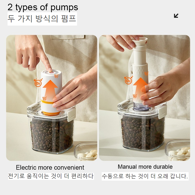 Vacuum Sealed Tank Coffee Bean - Food Storage Vacuum Containers 评论和价格