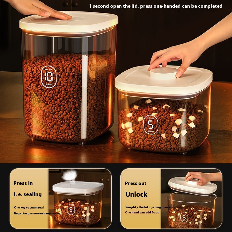 Cat Food Storage Bucket, Seale - Food Storage Vacuum Containers 评论和价格