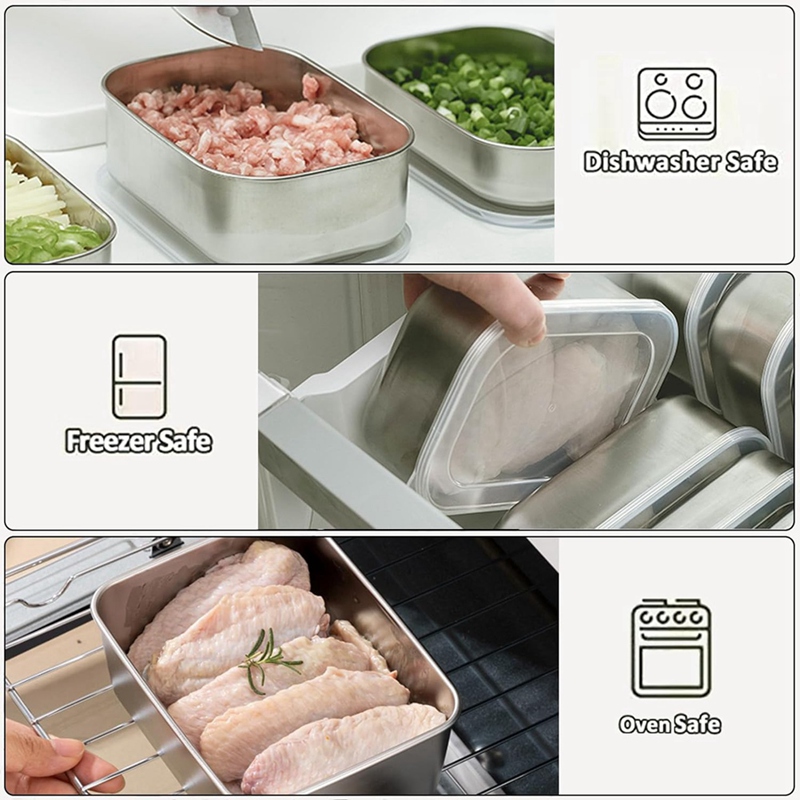 Stainless Steel Containers for - Food Storage In Stainless Steel 评论和价格