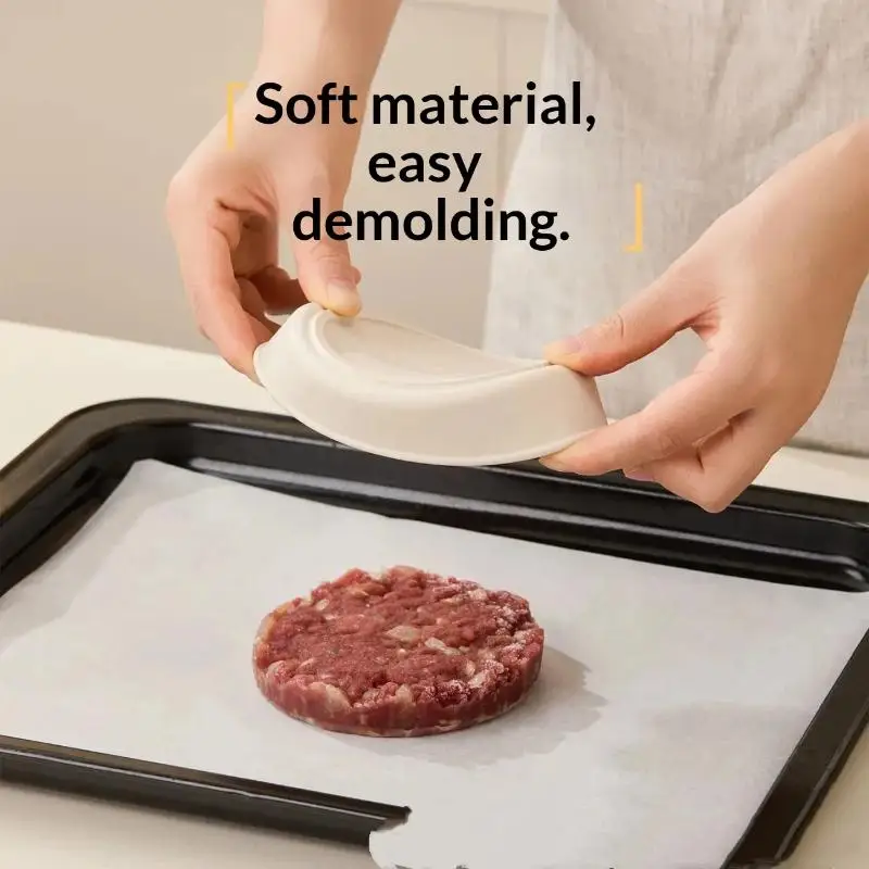 1PC Burger Patty Storage Non S - Food Storage Silicone 评论和价格