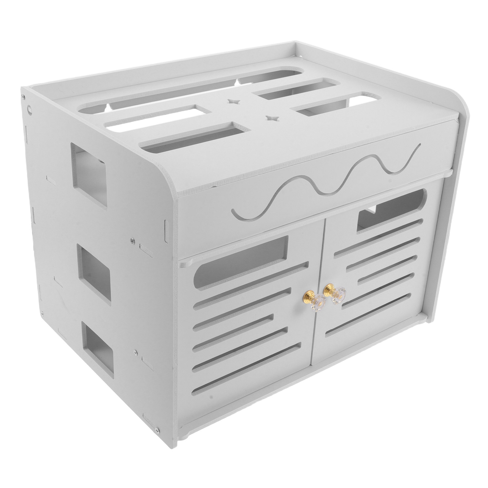 3-Layer WiFi Router Storage Bo - Food Storage Plastic Boxes 评论和价格