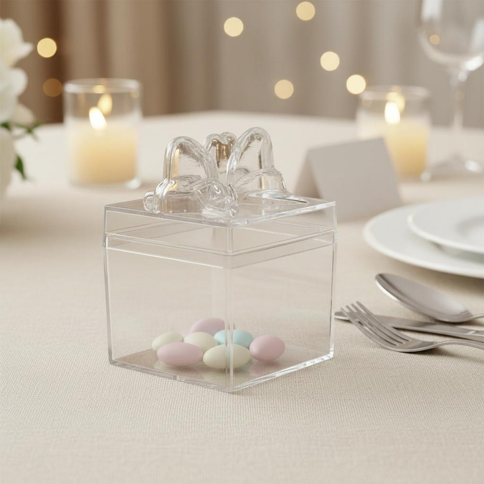 Clear Plastic Candy Box with R - Food Storage Plastic Boxes 评论和价格