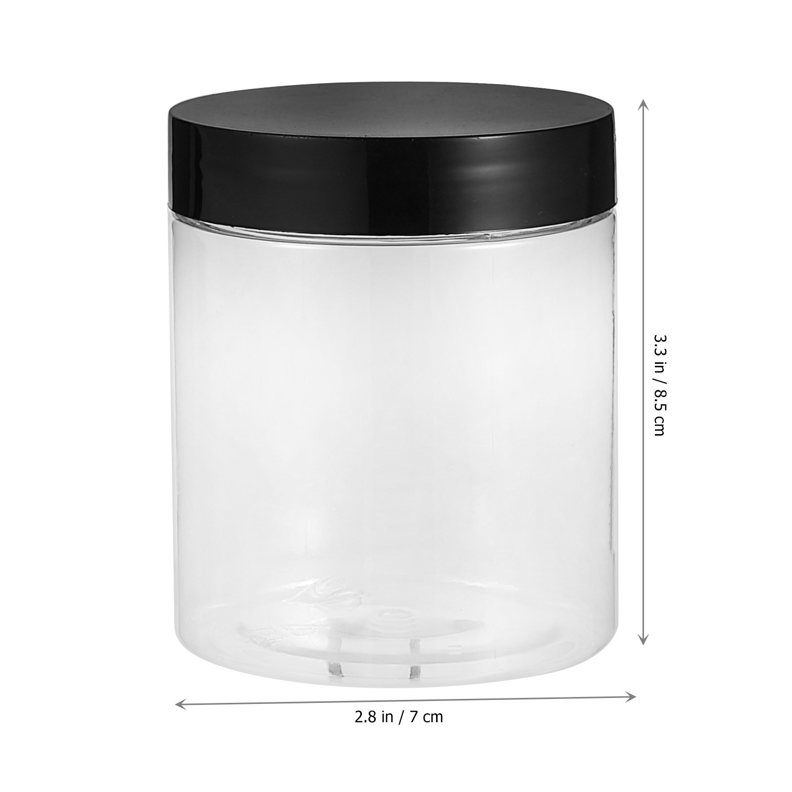 12Pcs Clear Plastic Storage Ja - Food Storage Jars 评论和价格