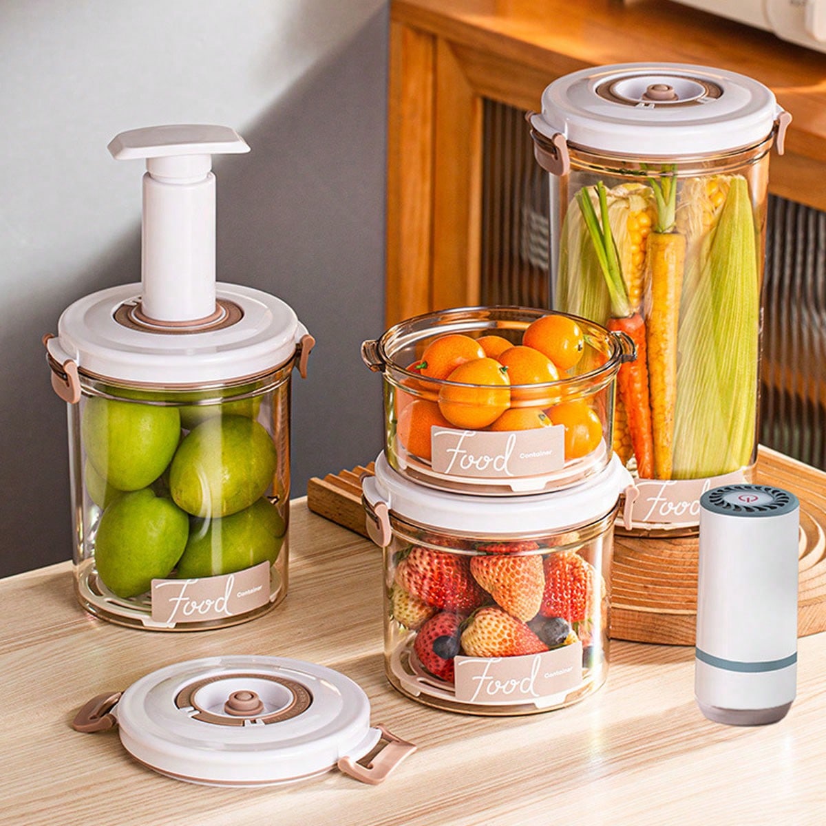1 Kitchen Food Grade Vacuum Se - Food Storage Vacuum Containers 评论和价格