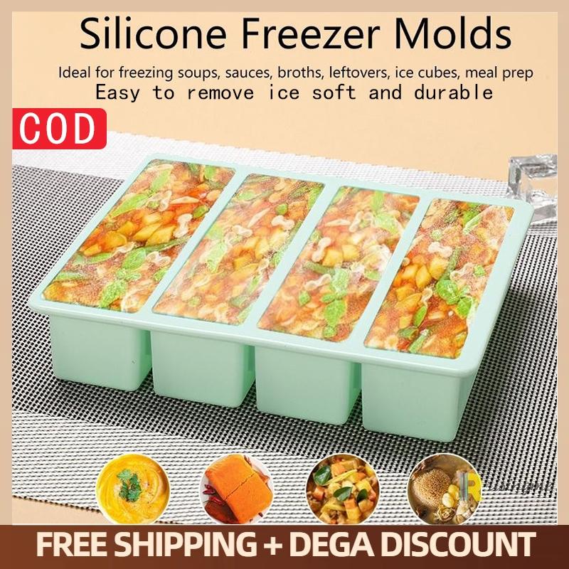 Extra Large Silicone Food Tray - Food Storage Silicone 评论和价格