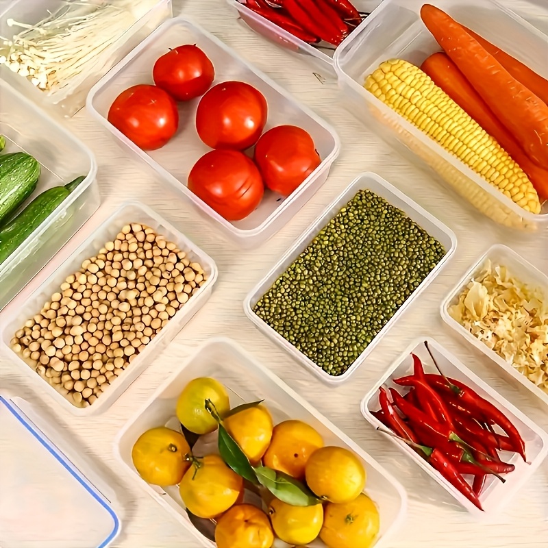 8Pcs Set Includes 4 Containers - Food Storage Organization 评论和价格