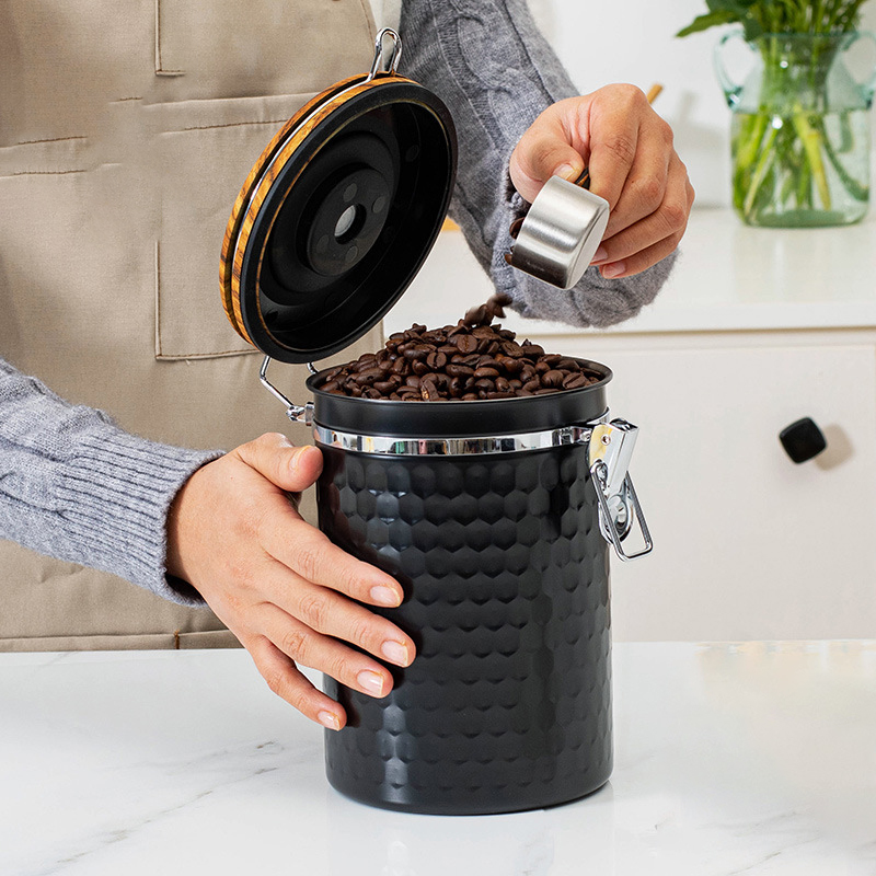 Kitchen Stainless Steel Coffee - Food Storage In Stainless Steel 评论和价格