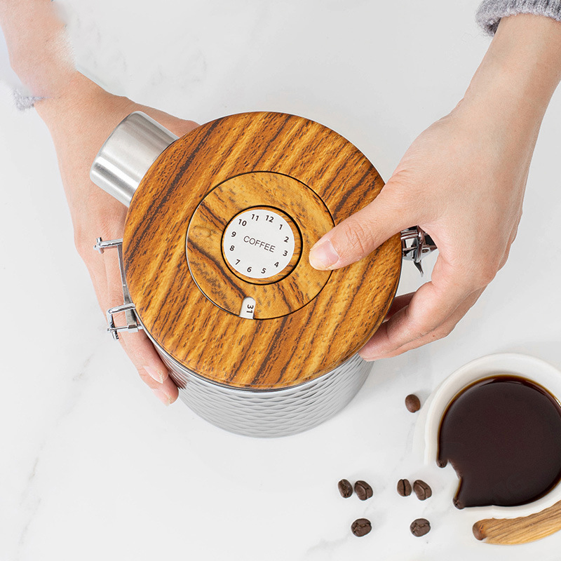 Kitchen Stainless Steel Coffee - Food Storage In Stainless Steel 评论和价格