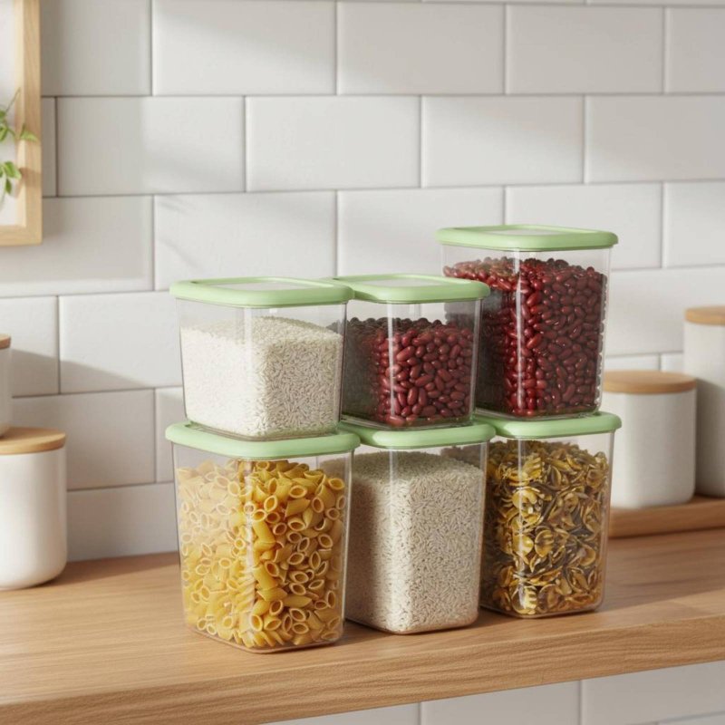 6 Pieces Airtight Food Storage - Food Storage Organization 评论和价格