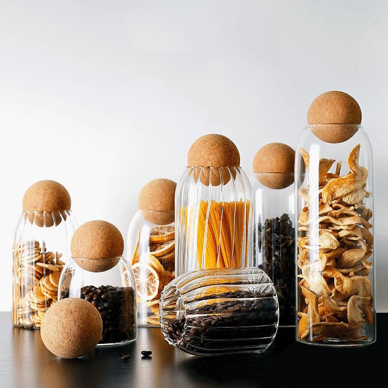 Storage Glass Jar with Wooden  - Food Storage Lidl 评论和价格