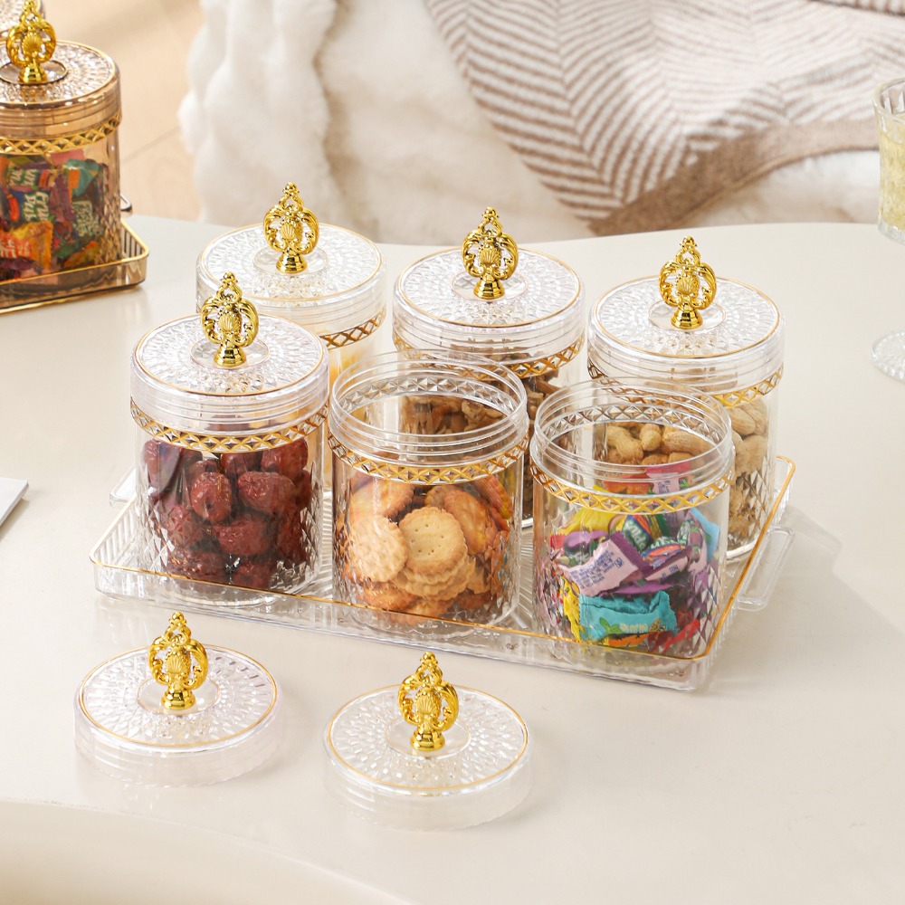 Acrylic Storage Jars Set with  - Food Storage Lidl 评论和价格