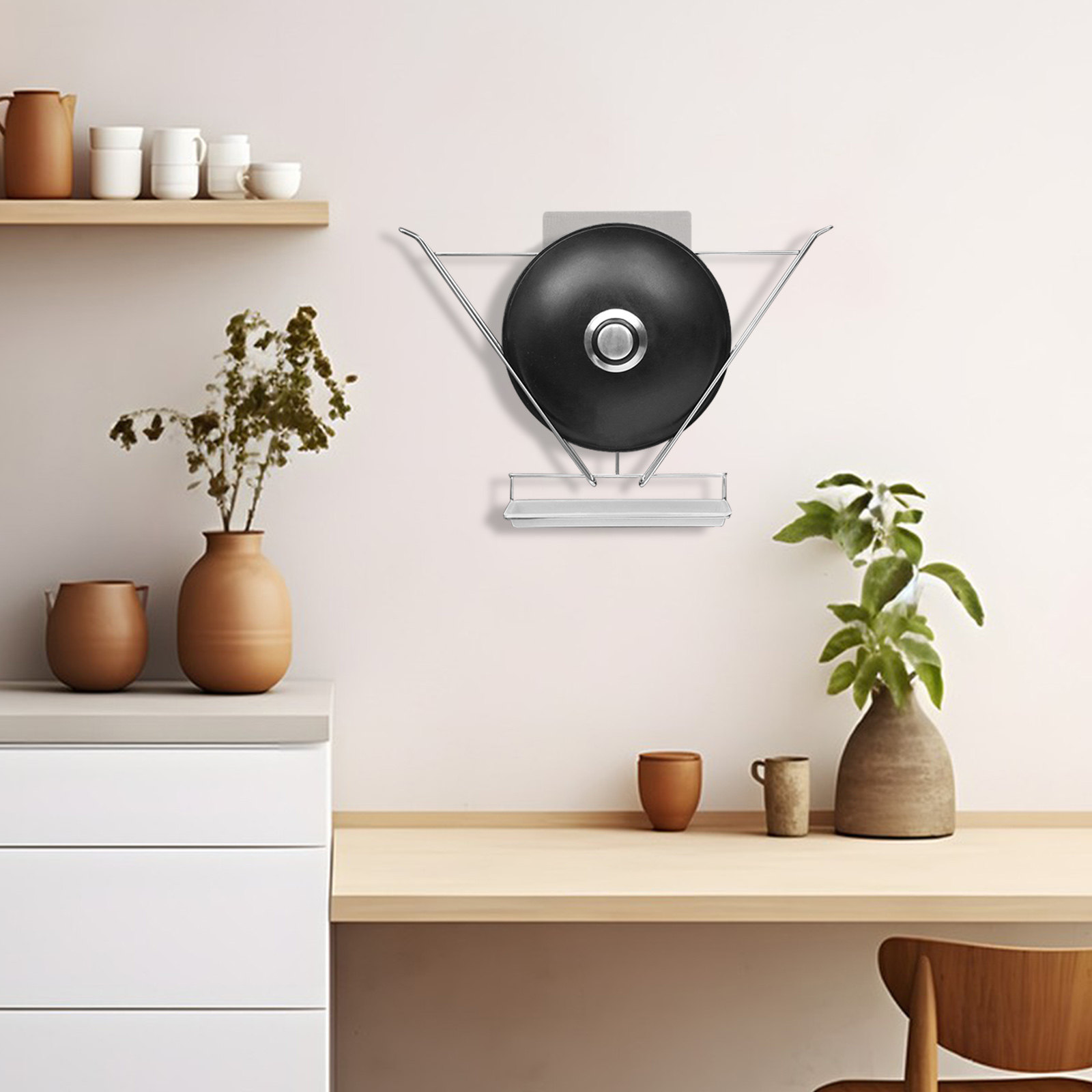 Pot Lid Organizer Adhesive No  - Food Storage In Stainless Steel 评论和价格