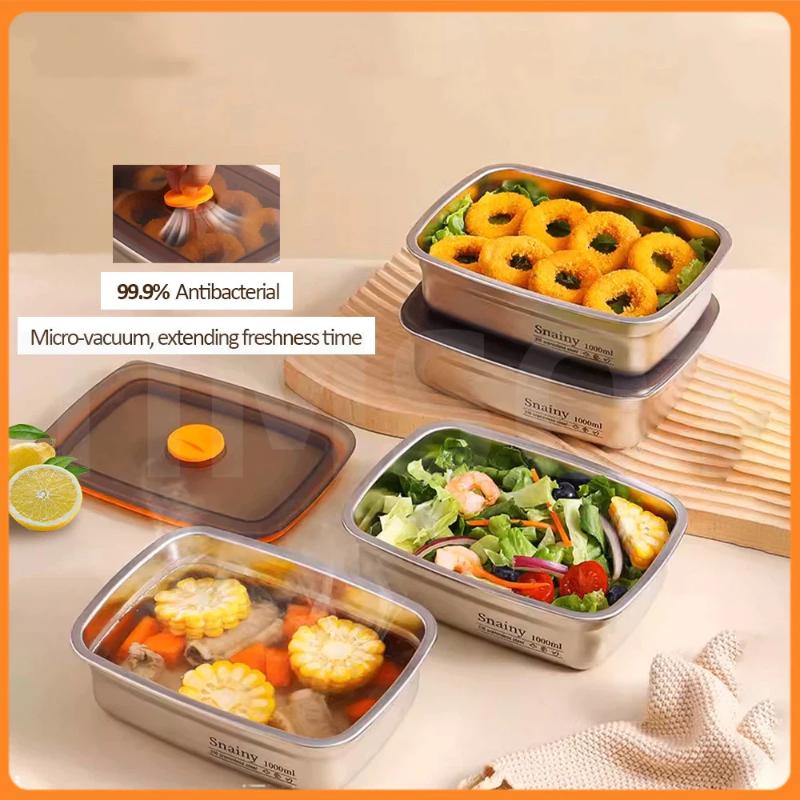 600ml/1000ml/1500ml Stainless  - Food Storage Vacuum Containers 评论和价格