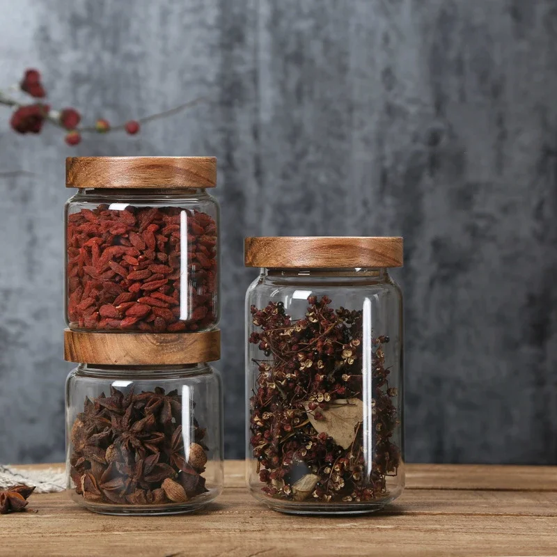 Kitchen Sealed Wooden Lid Glas - Food Storage Lidl 评论和价格