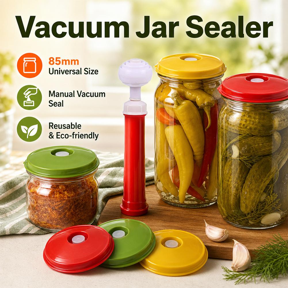 Vacuum Sealer Jar Lids With Va - Food Storage Jars 评论和价格