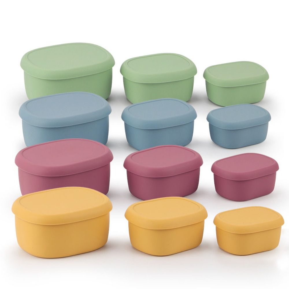 Reusable With Lid Silicone Lun - Food Storage Silicone 评论和价格