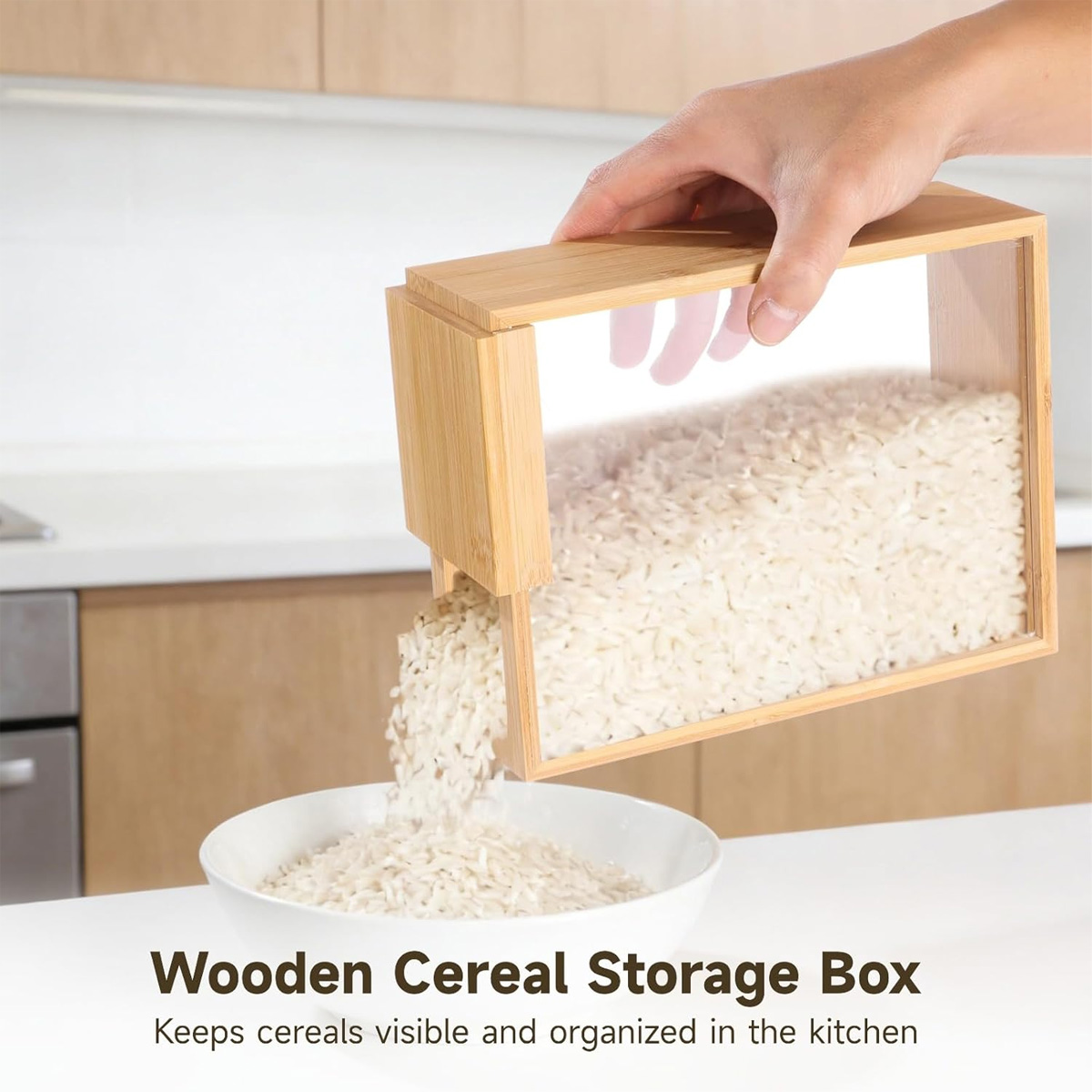 E9 1Pcs Bamboo Cereal Rice Sto - Food Storage Lidl 评论和价格