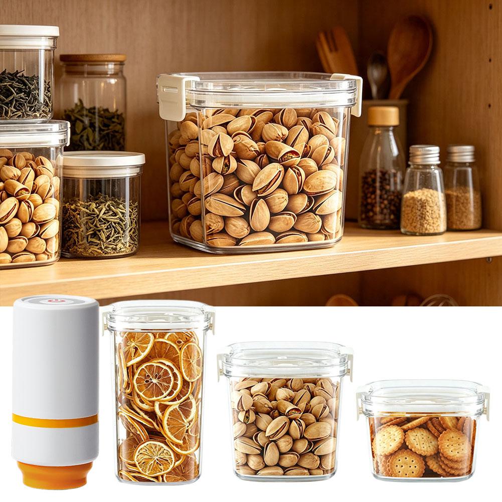 Electric Vacuum Seal Canister  - Food Storage Vacuum Containers 评论和价格