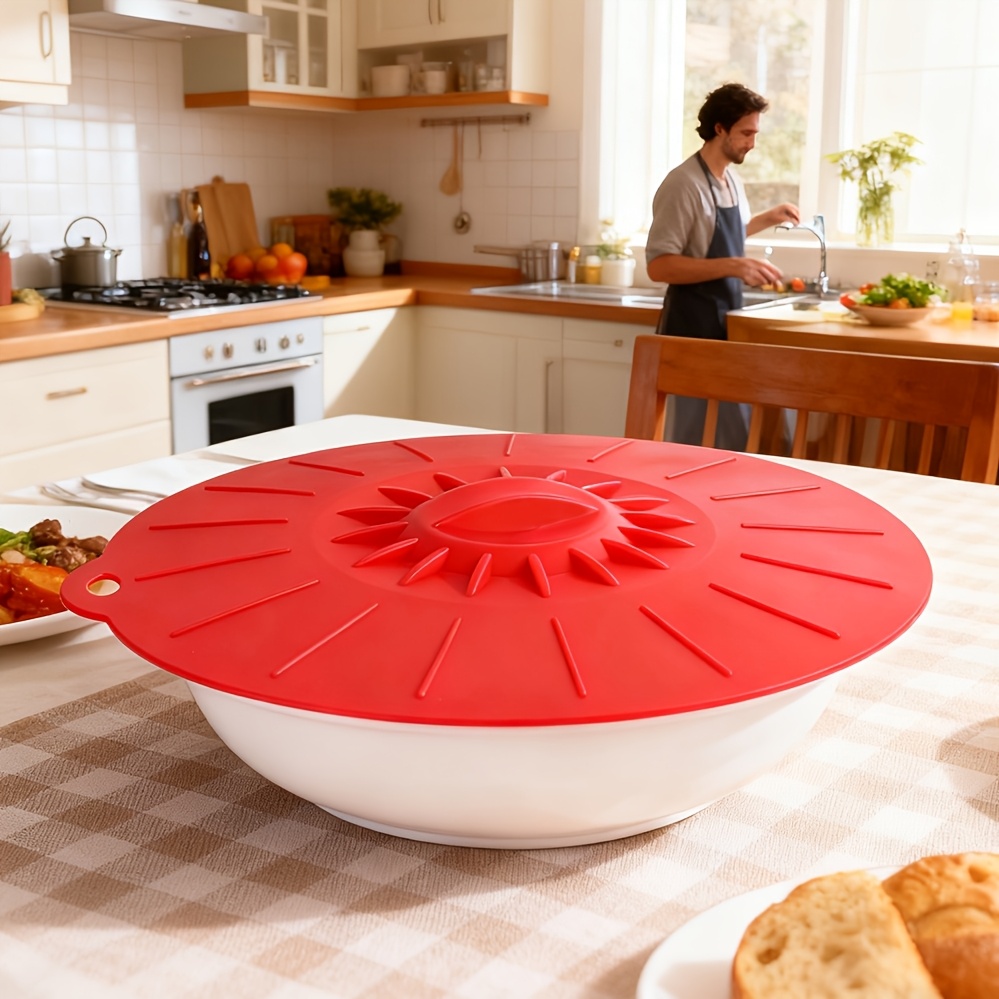 5-Piece Silicone Lids, Heat-Re - Food Storage Silicone 评论和价格