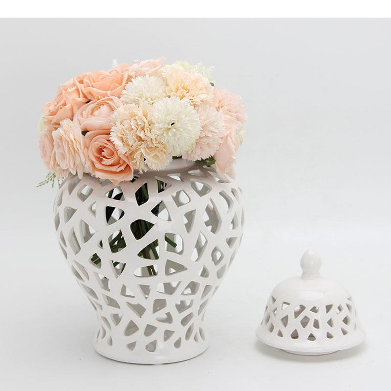 Hollow-out Ceramic Storage Jar - Food Storage Lidl 评论和价格