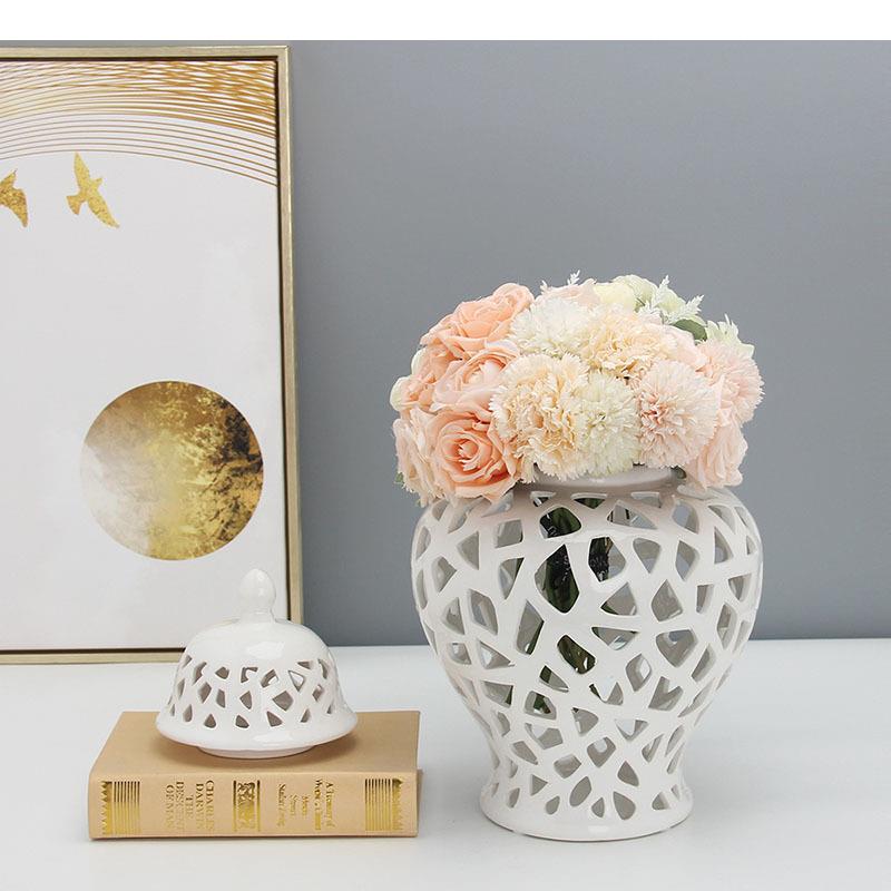 Hollow-out Ceramic Storage Jar - Food Storage Lidl 评论和价格