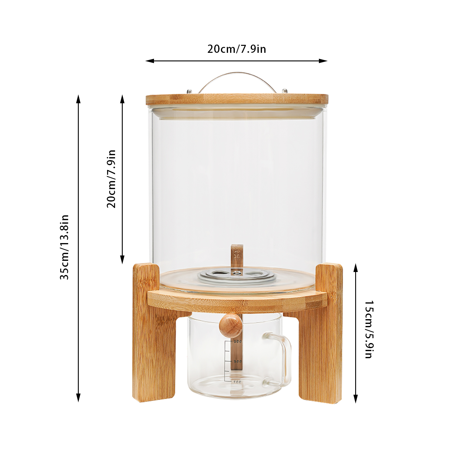 Capacity Airtight Glass Dry Fo - Food Storage Lidl 评论和价格