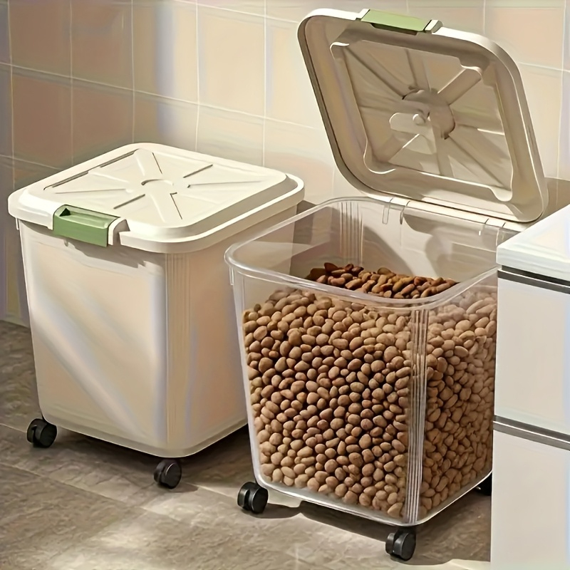 Large-capacity Pet Food Storag - Food Storage On Wheels 评论和价格