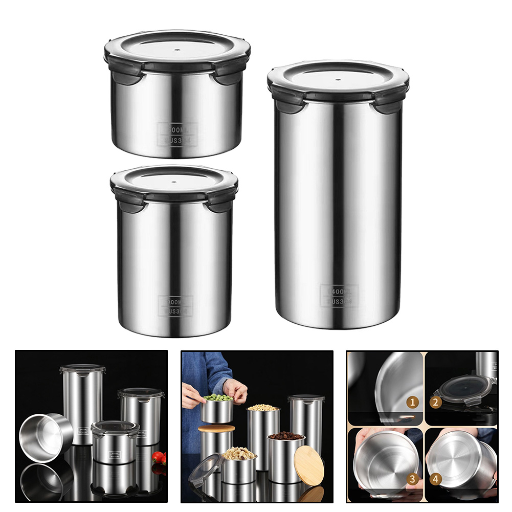 500/900/1400ml Stainless Steel - Food Storage Vacuum Containers 评论和价格