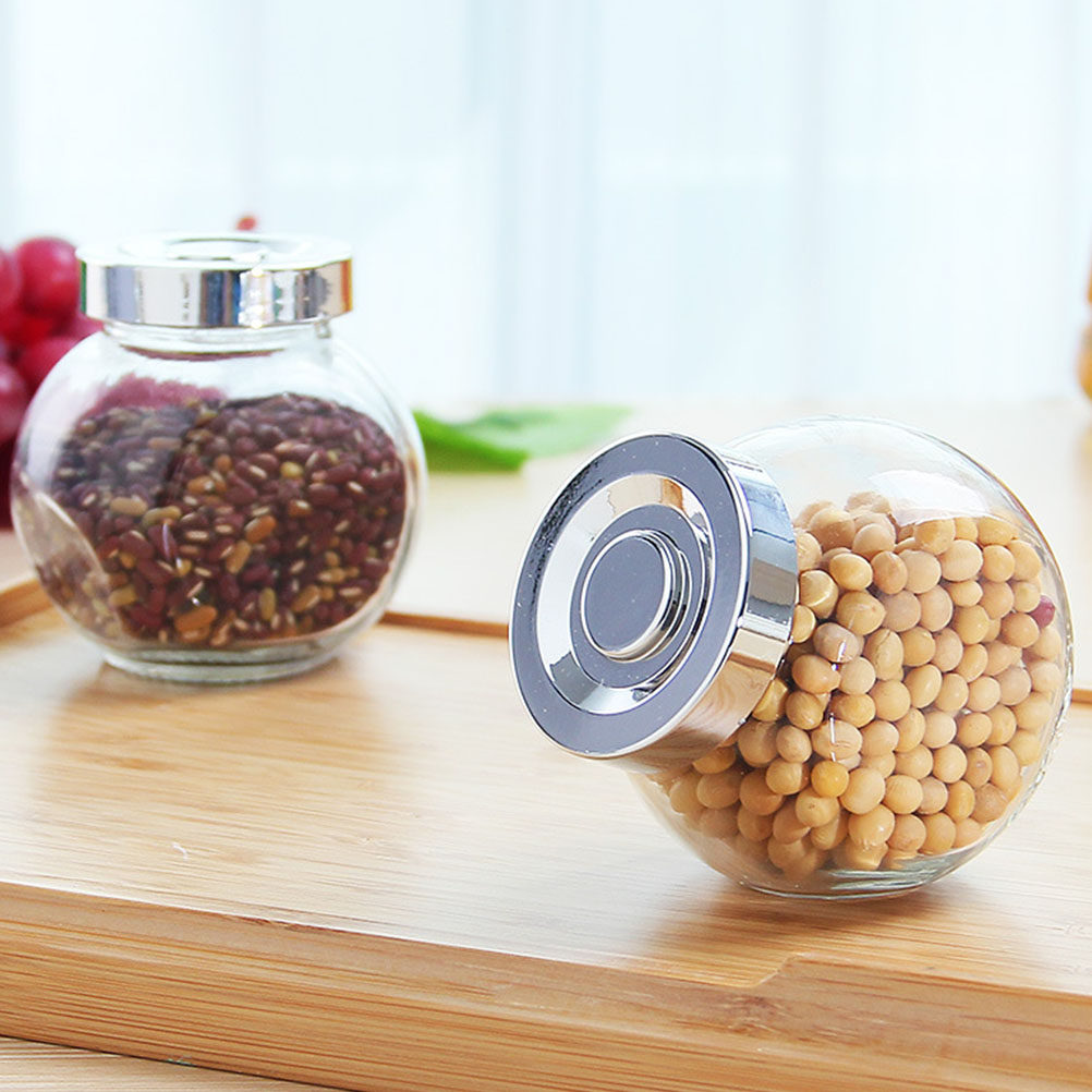 8Pcs Lightweight Portable Glas - Food Storage Jars 评论和价格