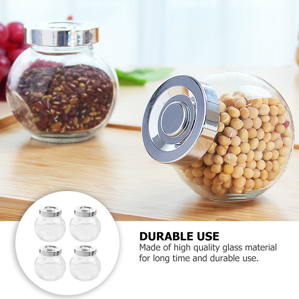 8Pcs Lightweight Portable Glas - Food Storage Jars 评论和价格