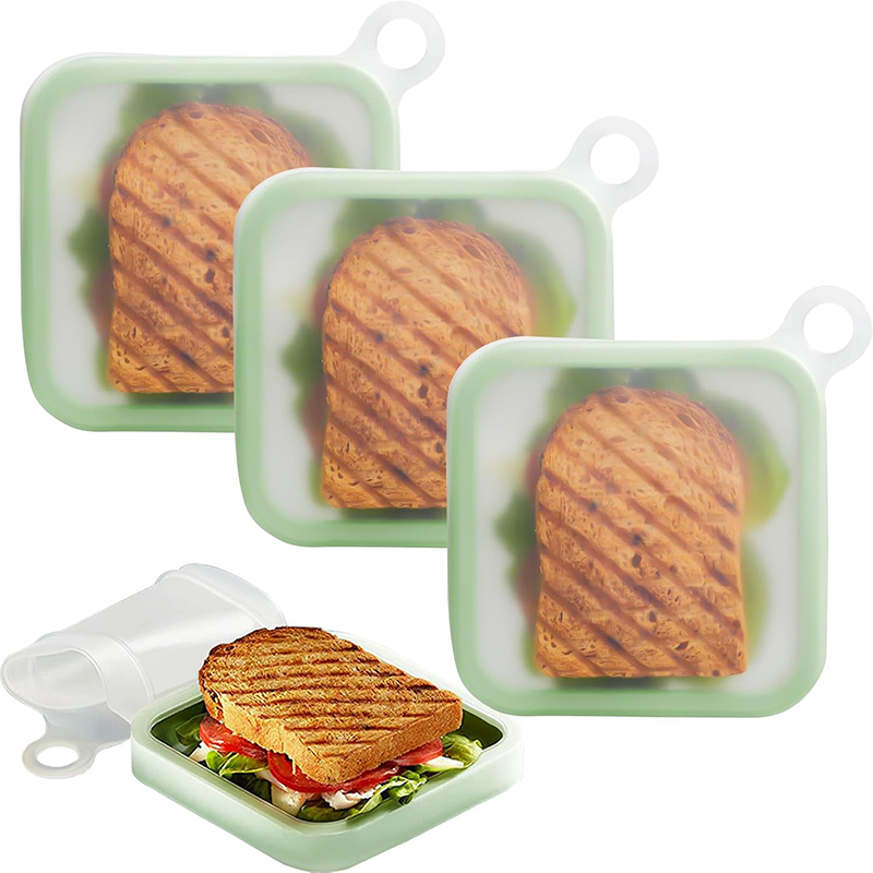 Silicone Sandwich Toast Bento  - Food Storage Silicone 评论和价格