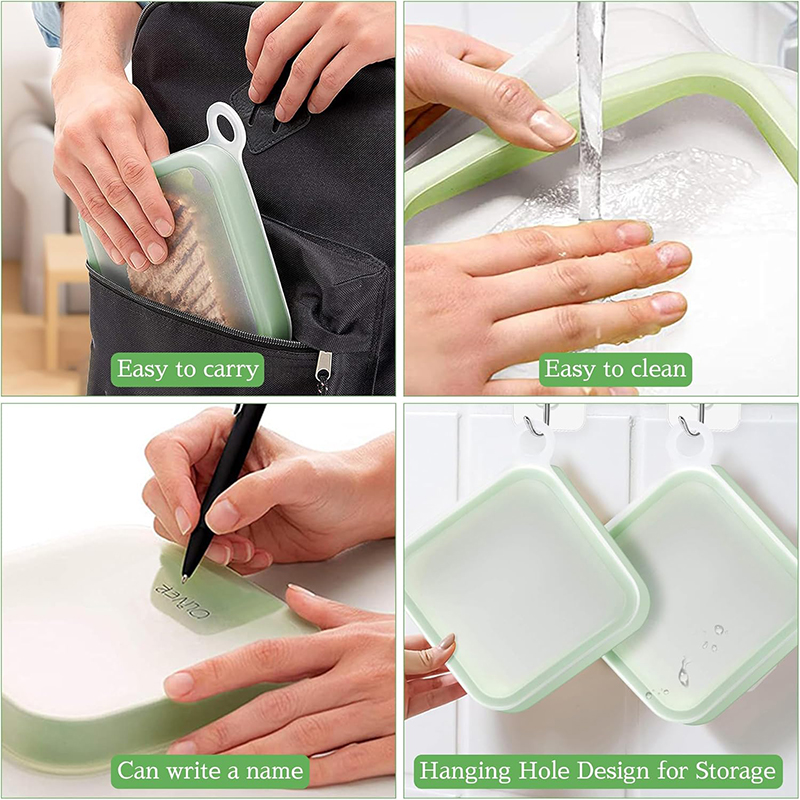 Silicone Sandwich Toast Bento  - Food Storage Silicone 评论和价格