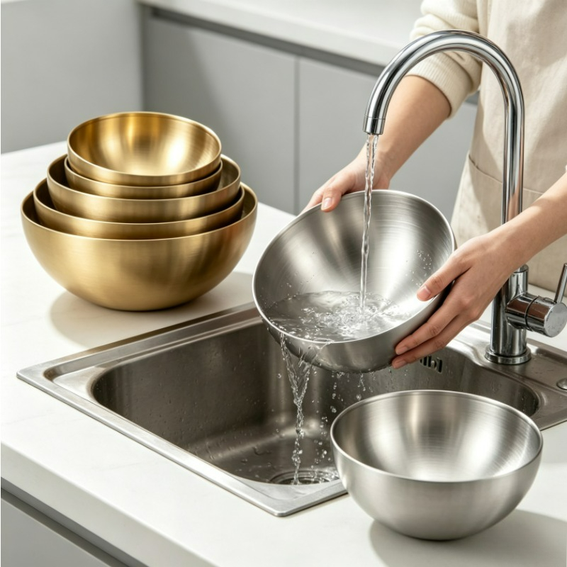 Stainless Steel Mixing Bowls M - Food Storage In Stainless Steel 评论和价格