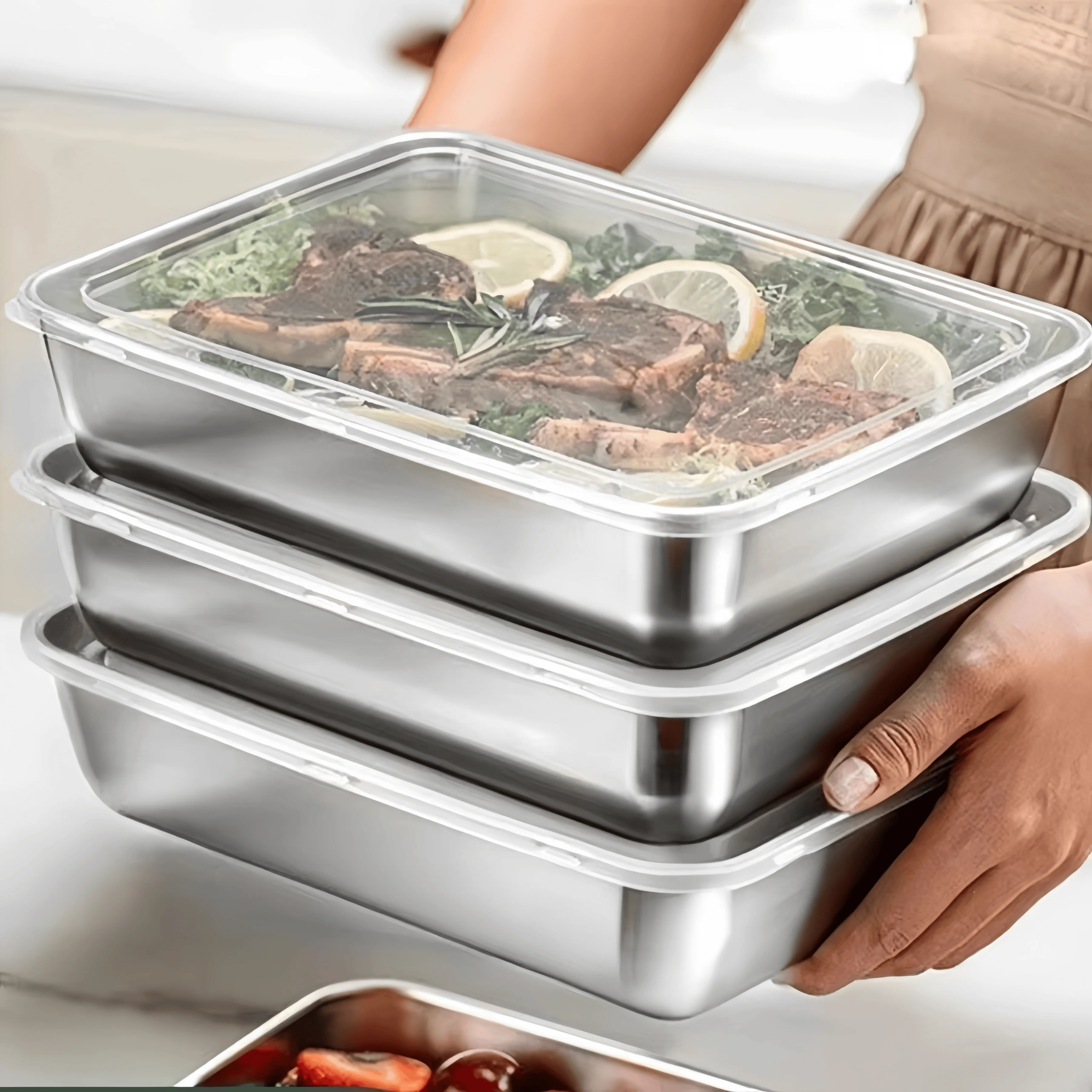 Stainless Steel Sealed Lunch B - Food Storage In Stainless Steel 评论和价格